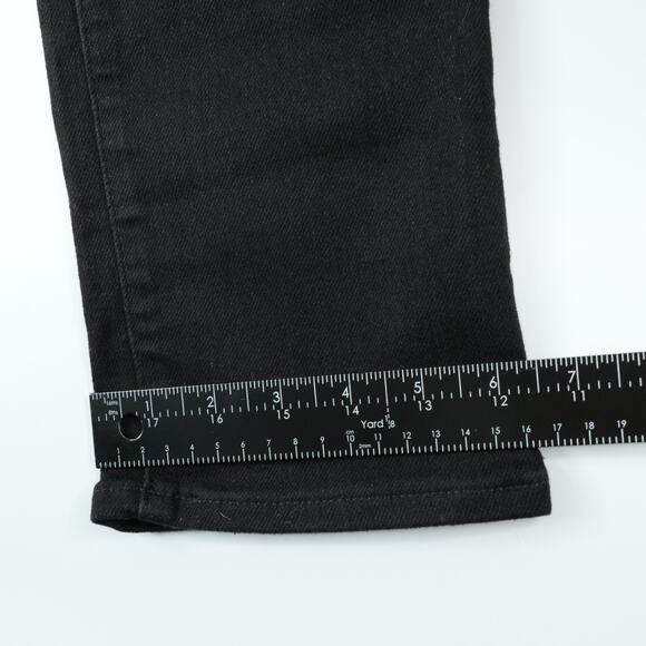 Lucky Brand Jeans Womens 0/25 (27x30.5) Black Sweet Mid Rise Straight Ankle New - Picture 16 of 16